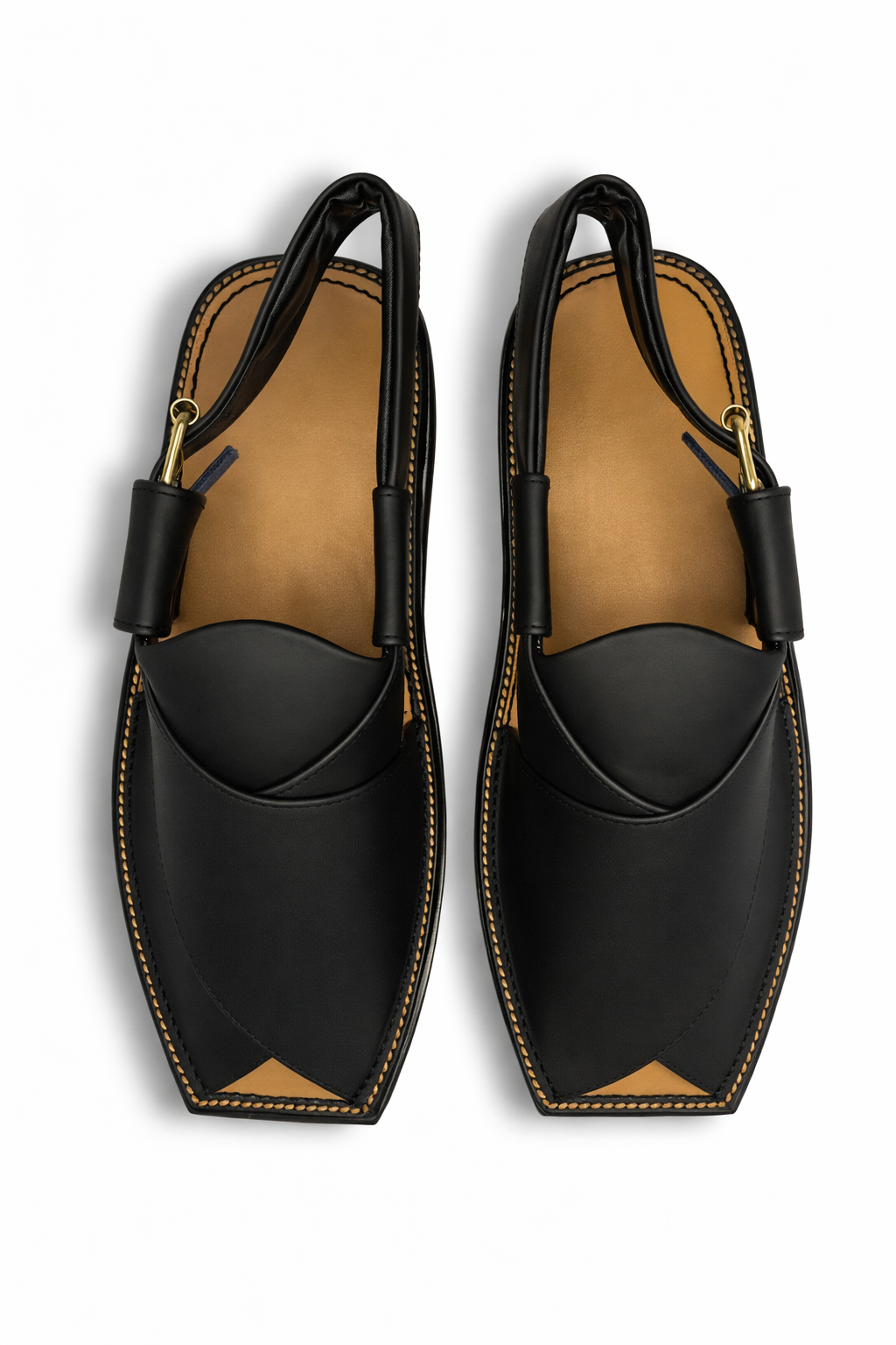 SIGNATURE KAPTAAN CHAPPAL (MATTE BLACK)